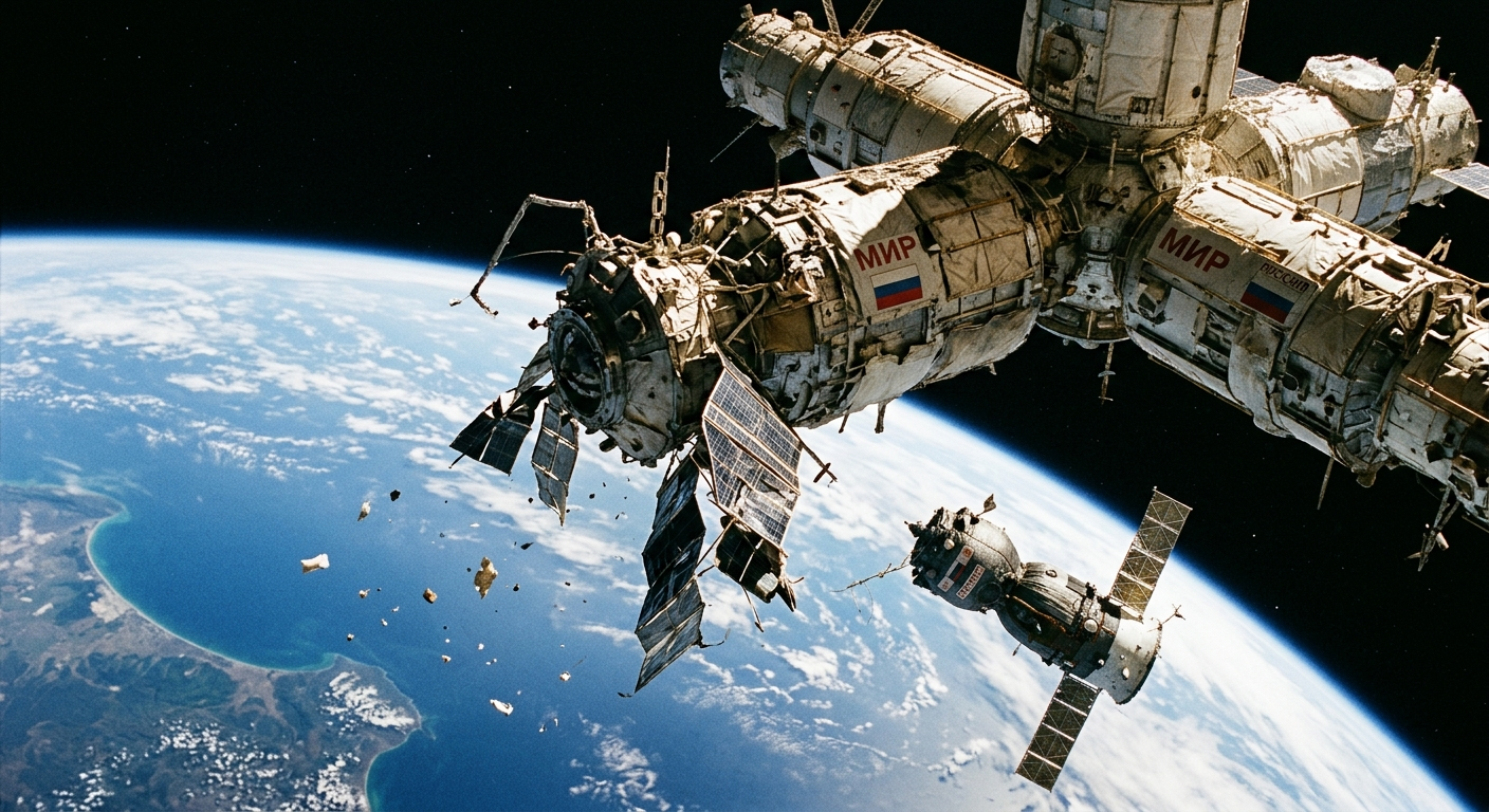 When a Spacecraft Collides with Your Space Station: Lessons in Resilience from Mir's Worst Day