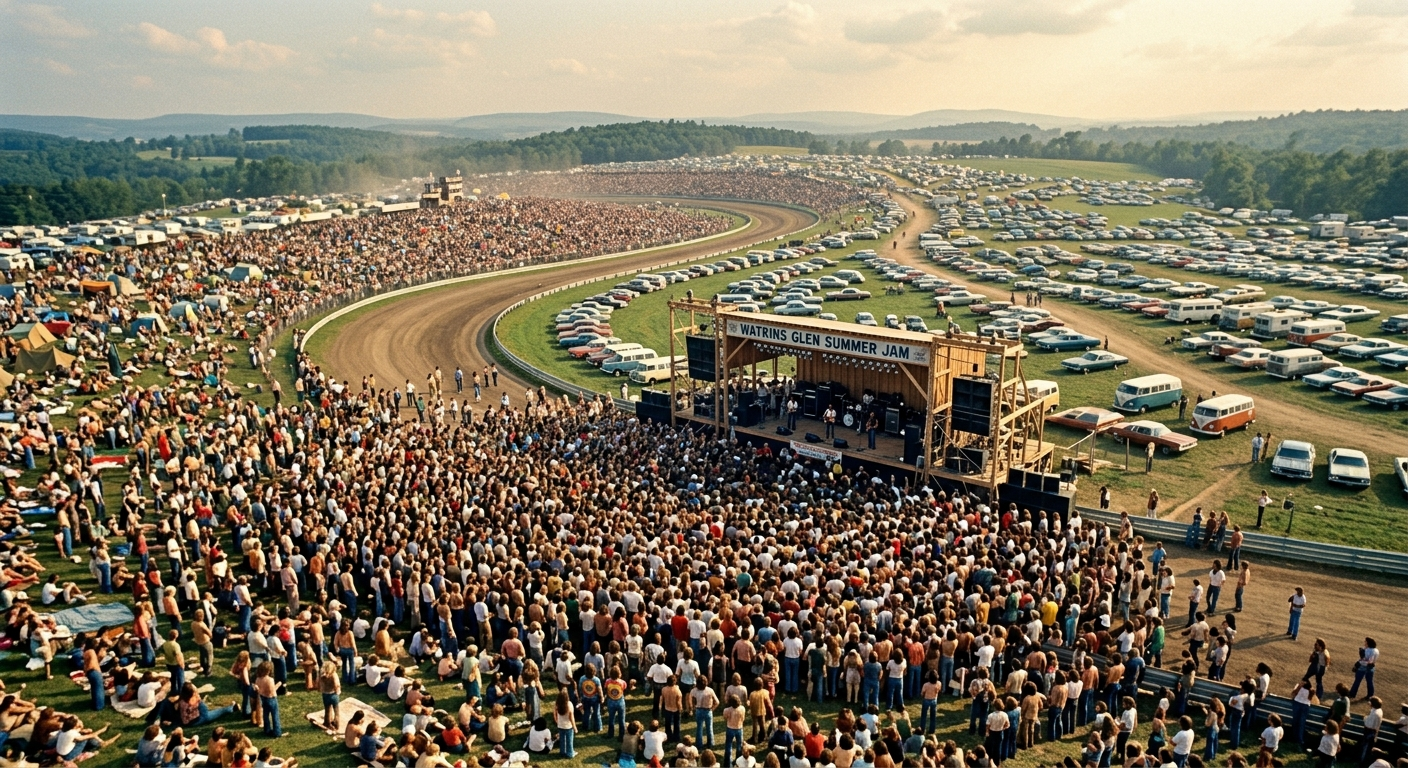 600,000 People, One Stage: What the 1973 Watkins Glen Festival Teaches Us About Scaling for the Unexpected