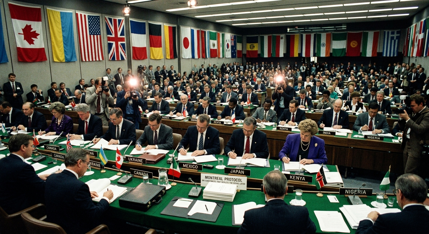 The Protocol That Saved the Sky: What 1987's Montreal Agreement Teaches Us About Shipping Before You're Ready