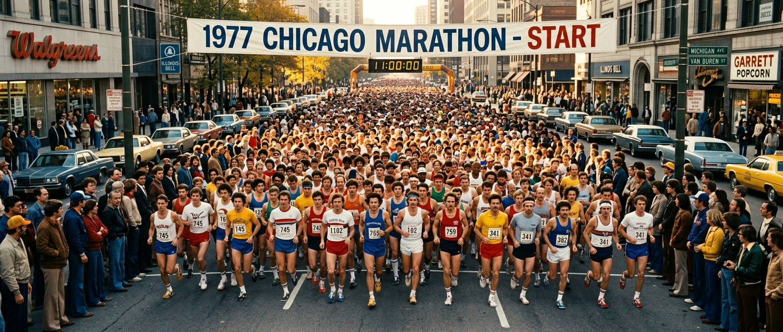 4,200 Strangers and a Starting Gun: What the First Chicago Marathon Teaches Us About Scaling From Zero